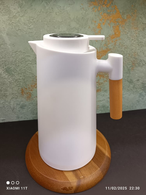 فلاسک وکیوم پلی vacuum Jug دسته چوبی | خرید از بندر عباس و مگ کیچن